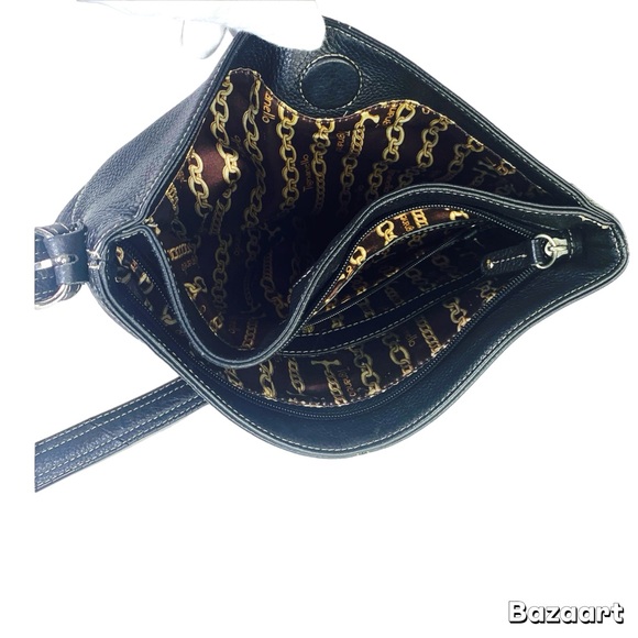 Tignanello Dark Leather Crossbody Bag - Picture 6 of 8